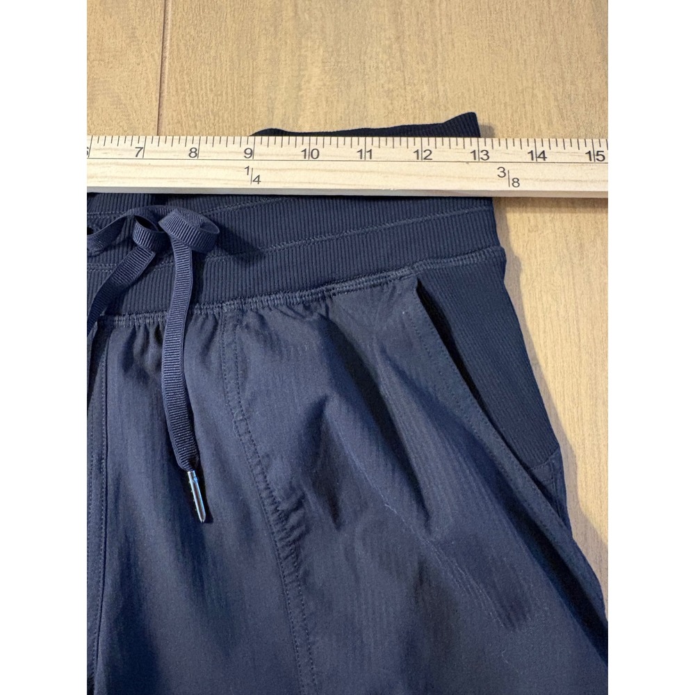 Lululemon Beyond the Studio Jogger Women 4 Black Ruched Swift Pants Athleisure - Picture 7 of 9